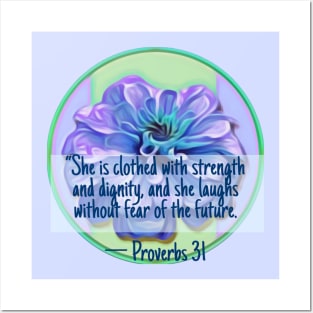 Proverbs 31 Women's Inspirational Scripture Posters and Art